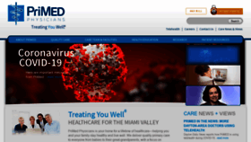 What Primedphysicians.com website looked like in 2020 (4 years ago)