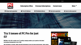 What Pcpro.co.uk website looked like in 2020 (4 years ago)