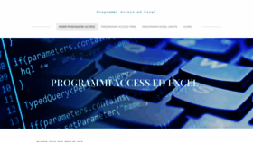 What Programmiaccess.com website looked like in 2020 (4 years ago)