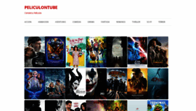 What Peliculontube.net website looked like in 2020 (4 years ago)