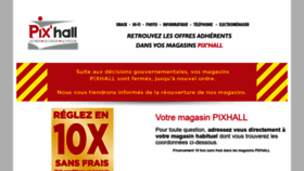 What Pixhall.fr website looked like in 2020 (4 years ago)