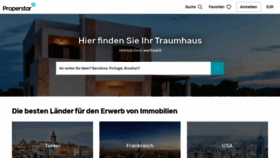 What Properstar.de website looked like in 2020 (4 years ago)