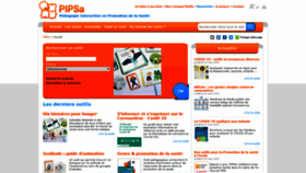 What Pipsa.be website looked like in 2020 (5 years ago)