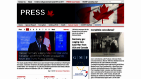 What Presscore.ca website looked like in 2020 (4 years ago)