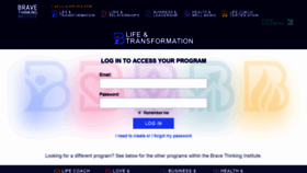 What Programs.lifemasteryinstitute.com website looked like in 2020 (4 years ago)