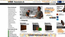 What Pinnwande.de website looked like in 2020 (4 years ago)
