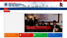What Pta.gov.np website looked like in 2020 (4 years ago)