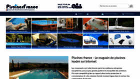 What Piscines-france.fr website looked like in 2020 (4 years ago)