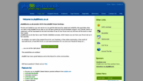 What Phpbbhosts.co.uk website looked like in 2020 (4 years ago)