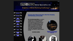 What Ptechmetal.com website looked like in 2020 (4 years ago)