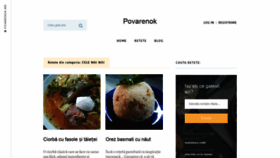 What Povarenok.md website looked like in 2020 (4 years ago)