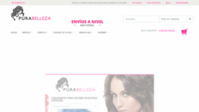 What Purabelleza.com website looked like in 2020 (4 years ago)