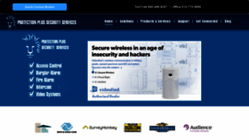 What Protectionplussecurity.com website looked like in 2020 (4 years ago)