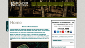 What Piedmontcraftsmen.org website looked like in 2020 (4 years ago)