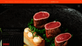 What Portfolio-restaurant.cz website looked like in 2020 (4 years ago)