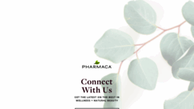 What Pharmaca.com website looked like in 2020 (4 years ago)