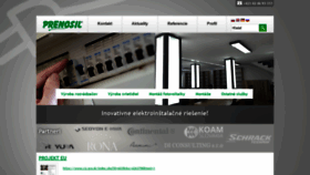 What Prenosil.sk website looked like in 2020 (4 years ago)