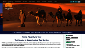 What Primeadventuretours.com website looked like in 2020 (4 years ago)