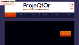 What Projeqtor.org website looked like in 2020 (4 years ago)