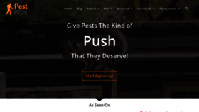What Pestpush.com website looked like in 2020 (4 years ago)