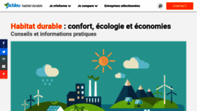 What Picbleu.fr website looked like in 2020 (4 years ago)