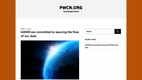 What Pwcn.org website looked like in 2020 (4 years ago)