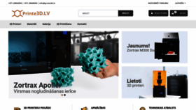 What Printe3d.lv website looked like in 2020 (4 years ago)