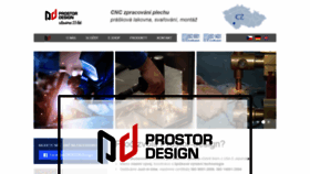 What Prostor-design.cz website looked like in 2020 (4 years ago)