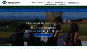 What Praclassicalacademy.com website looked like in 2020 (4 years ago)