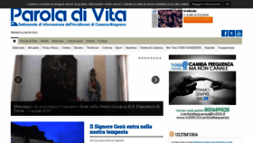 What Paroladivita.org website looked like in 2020 (4 years ago)