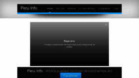 What Peru-info.net website looked like in 2020 (5 years ago)