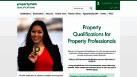 What Propertymarkqualifications.co.uk website looked like in 2020 (4 years ago)