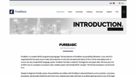 What Purebasic.com website looked like in 2020 (4 years ago)