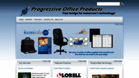 What Progressiveofficeproducts.com website looked like in 2020 (4 years ago)