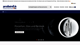 What Porzellantreff.de website looked like in 2020 (4 years ago)