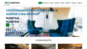 What Pesecabeceira.pt website looked like in 2020 (4 years ago)