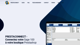 What Prestaconnect.fr website looked like in 2020 (4 years ago)