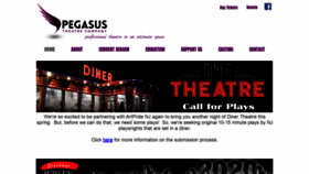 What Pegasustheatrenj.org website looked like in 2020 (4 years ago)
