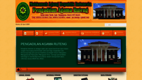 What Pa-ruteng.go.id website looked like in 2020 (4 years ago)