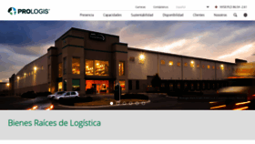 What Prologis.mx website looked like in 2020 (4 years ago)