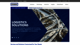 What Penskelogistics.net website looked like in 2020 (4 years ago)