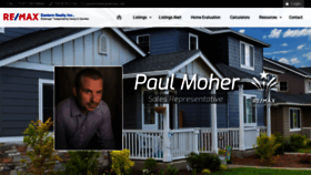 What Paulmoher.com website looked like in 2020 (4 years ago)