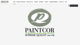 What Paintcor.co.za website looked like in 2020 (4 years ago)