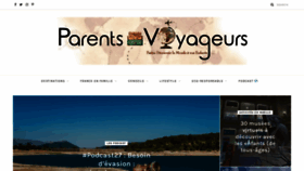 What Parents-voyageurs.fr website looked like in 2020 (4 years ago)