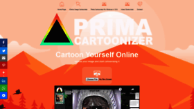 What Primacartoonizer.com website looked like in 2020 (4 years ago)