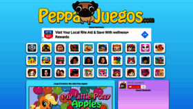 What Peppajuegos.com website looked like in 2020 (4 years ago)