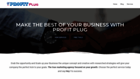 What Profitplug.in website looked like in 2020 (4 years ago)