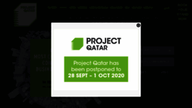 What Projectqatar.com website looked like in 2020 (4 years ago)