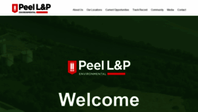 What Peelenvironmental.co.uk website looked like in 2020 (4 years ago)