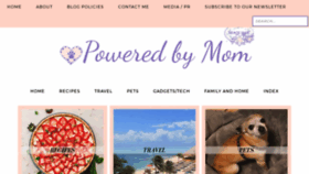 What Powered-by-mom.com website looked like in 2020 (4 years ago)